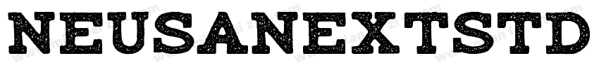 Neusanextstd widebol字体转换